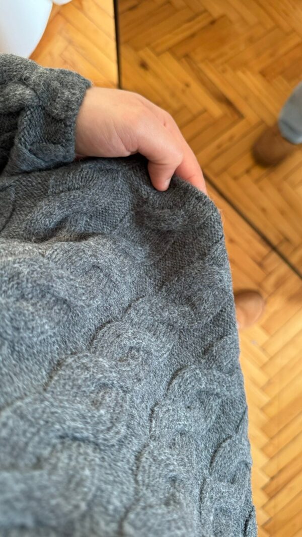 Flora Dark Grey Sweater