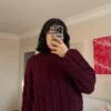Flora Burgundy Sweater