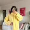 Yellow Sweater + Scarf