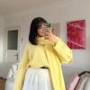 Yellow Sweater + Scarf