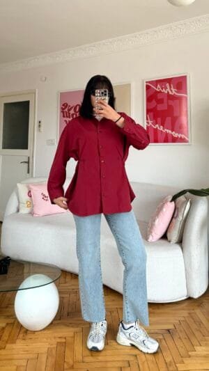 Rosey Burgundy Shirt