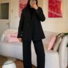Flora Balck Palazzo Set