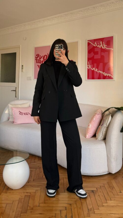Flora Balck Palazzo Set