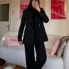 Flora Balck Palazzo Set