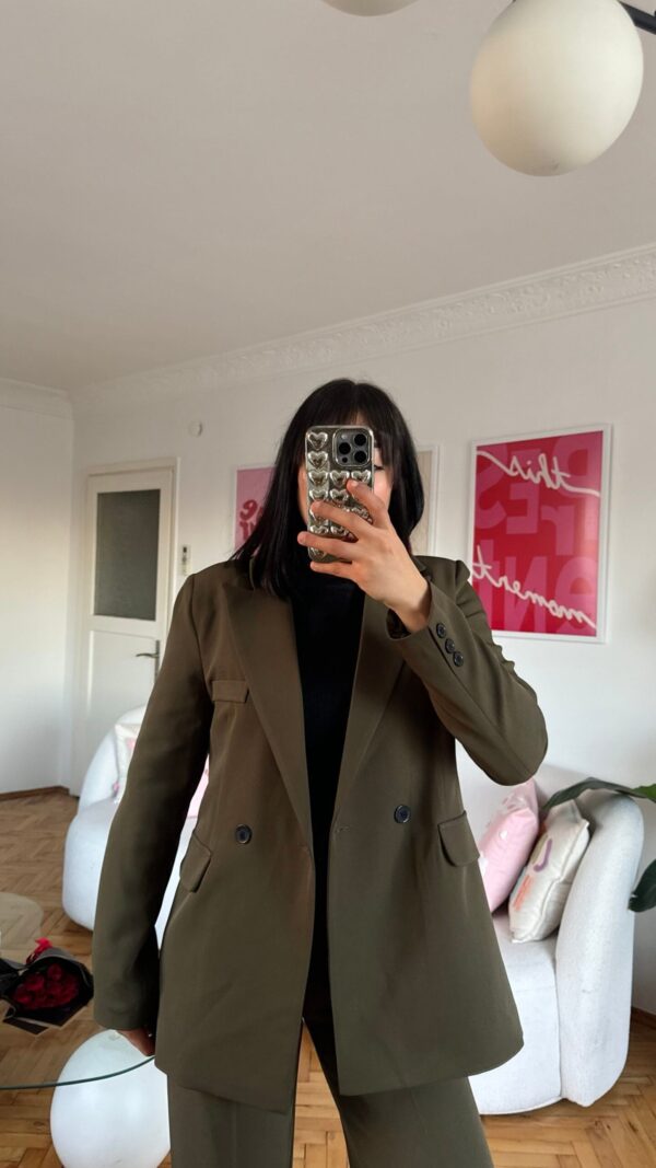 Flora Khaki Palazzo Set