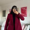 Flora Burgundy Palazzo Set