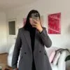 Flora Dark Grey Palazzo Set