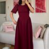 Lily Pinterest Burgundy Dress