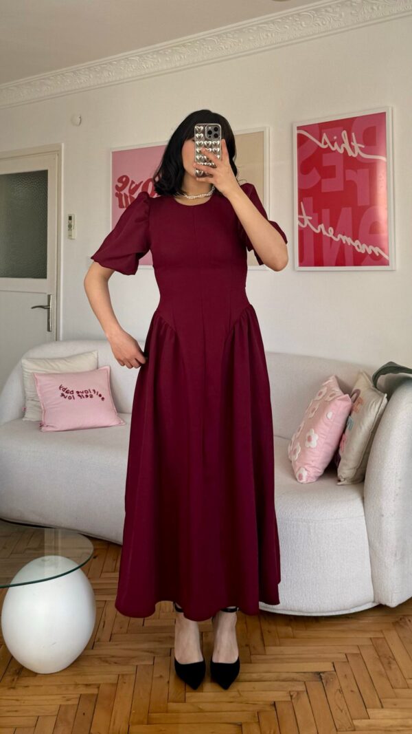 Lily Pinterest Burgundy Dress