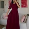 Lily Pinterest Burgundy Dress