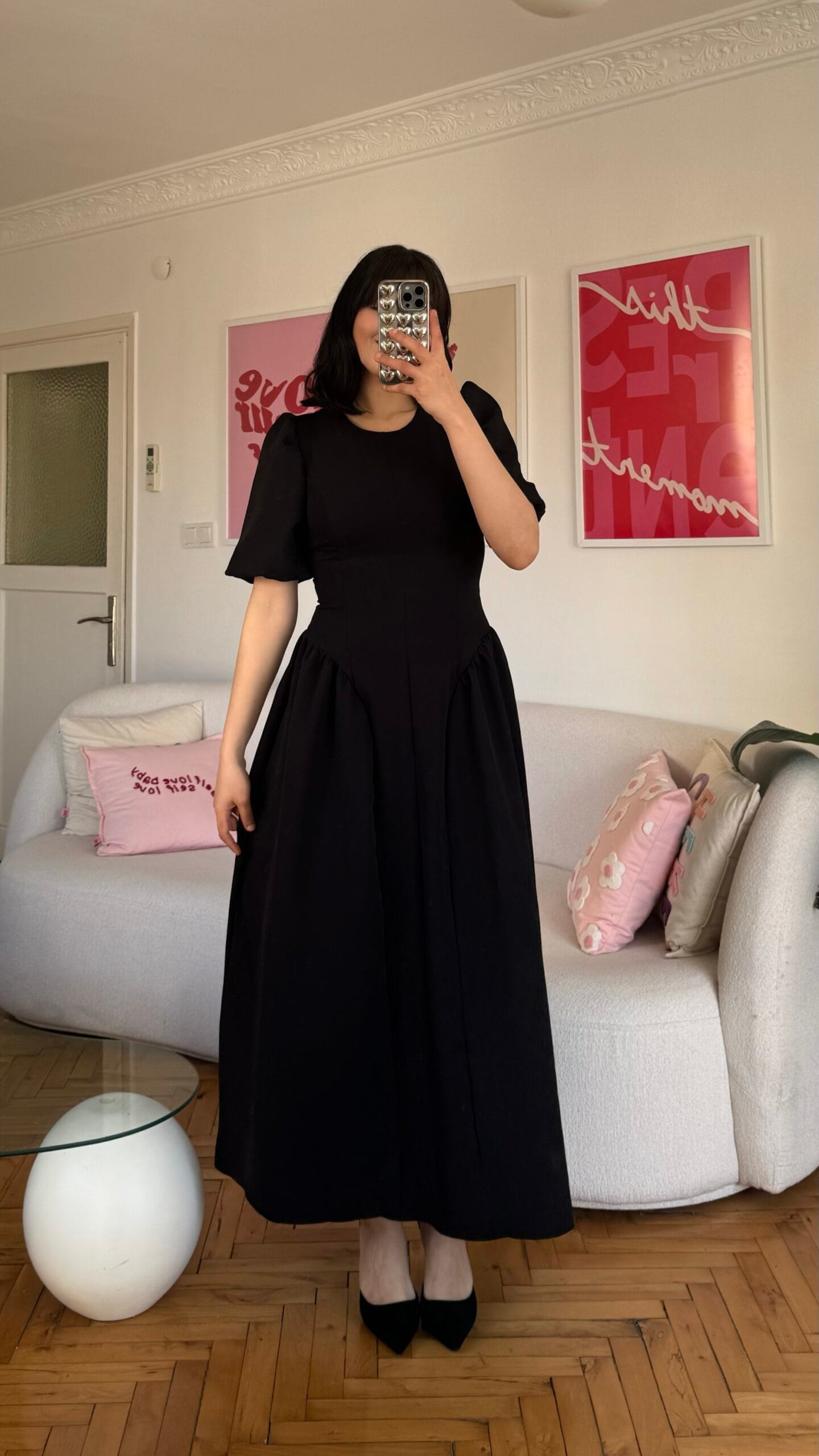 Lily Pinterest Black Dress – Dice Store.