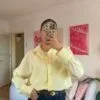 Reyna Oversize Yellow Shirt
