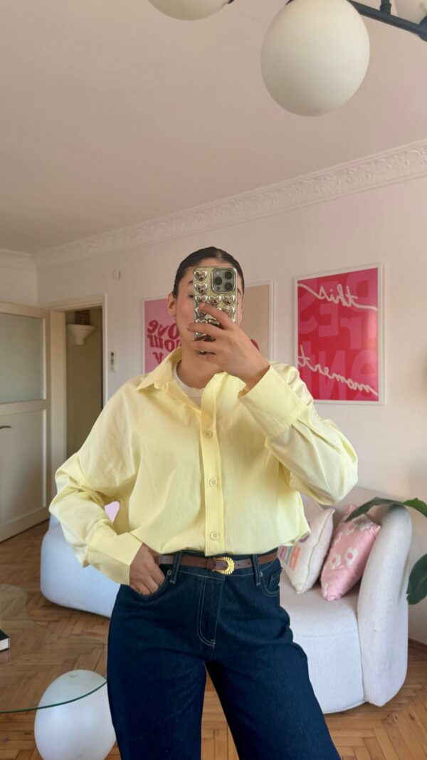 Reyna Oversize Yellow Shirt