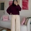 Mady Beige Linen Pants
