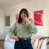 Reyna Oversize Olive Shirt