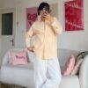 Serena Yellow Striped Shirt