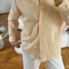 Serena Yellow Striped Shirt