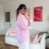 Serena Pink Striped Shirt