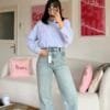 Gorgia Washed Light Blue Jeans