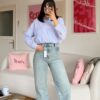 Gorgia Washed Light Blue Jeans
