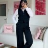 Flora Black 3 Pieces Set