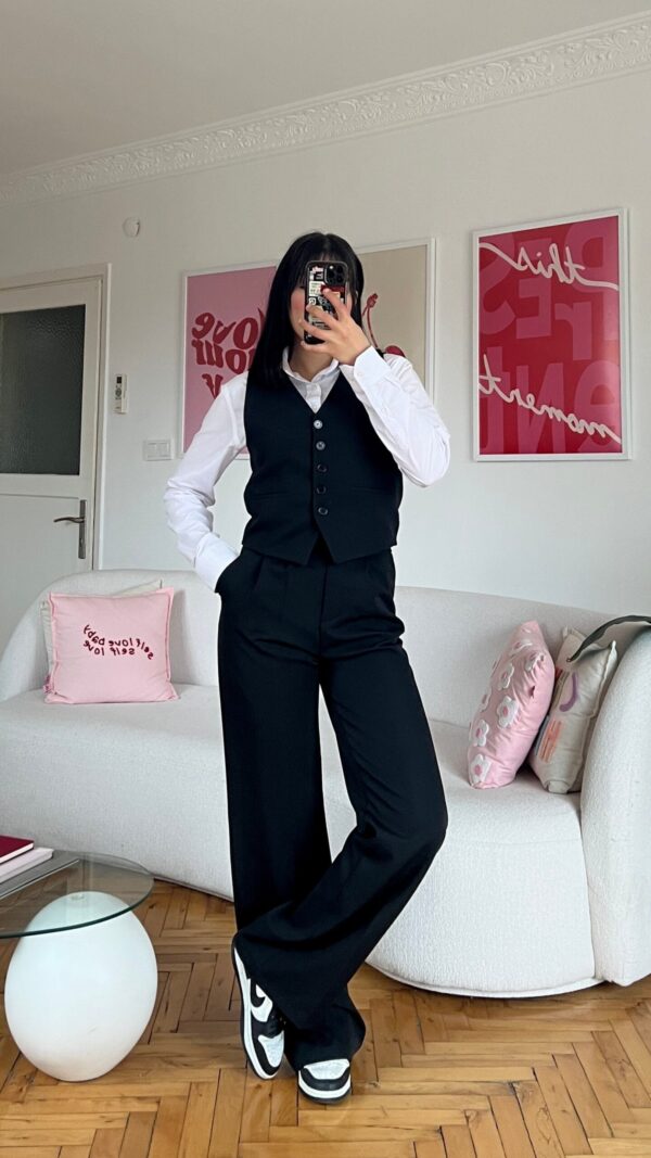 Flora Black 3 Pieces Set