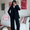 Flora Black 3 Pieces Set