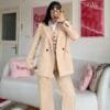 Flora Beige 3 Pieces Set