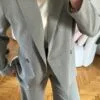 Velora Light Grey Blazer