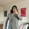 Velora Light Grey Blazer