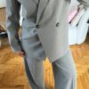 Velora Light Grey Blazer