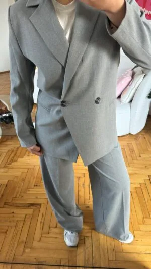 Velora Light Grey Pants