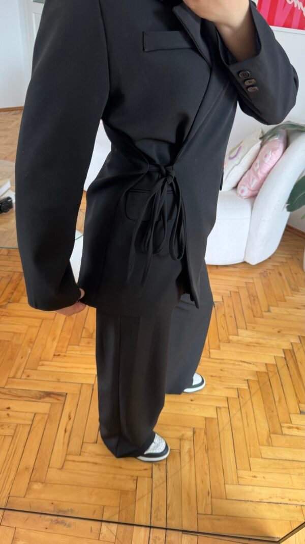 Miranda Oversize Black Palazzo Set