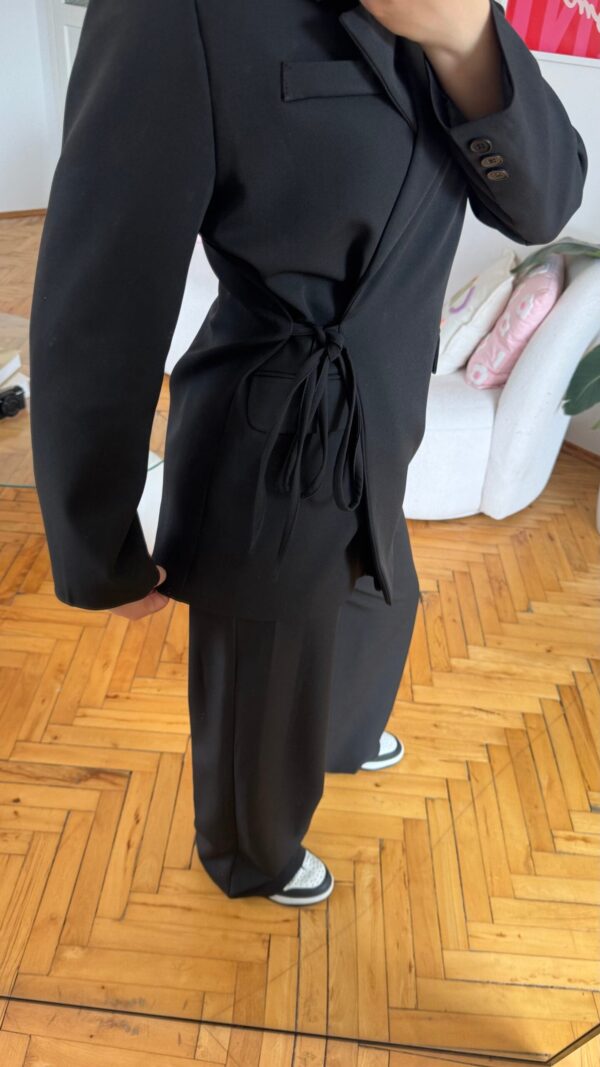 Miranda Oversize Black Palazzo Set