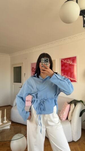 Fiona Sky Blue Shirt
