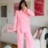 Miranda Oversize Baby Pink Palazzo Set