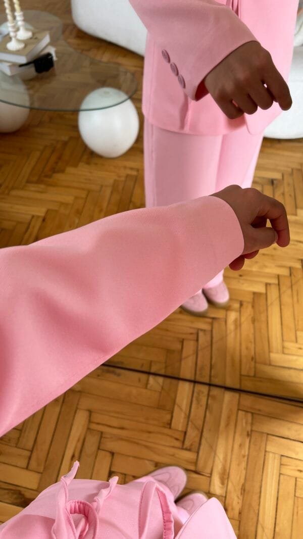 Miranda Oversize Baby Pink Palazzo Set