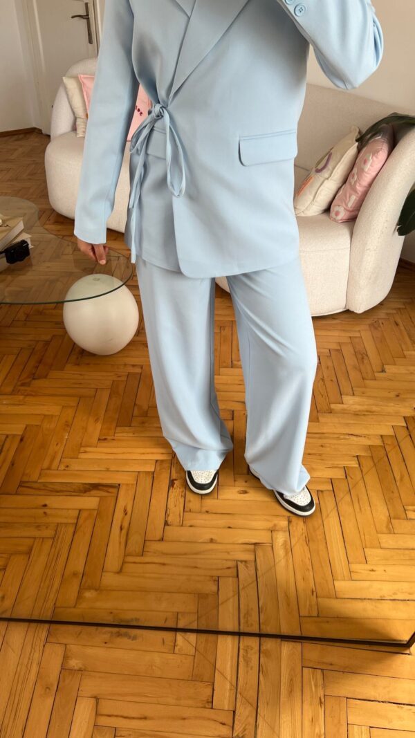 Miranda Oversize Baby Blue Palazzo Set