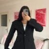 Darla Black Palazzo Set