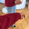 Carolina Fitted Burgundy Blazer