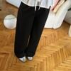 Zr Black Palazzo Trousers
