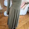 Mai Soft Green Blouse And Skirt Set