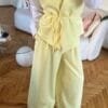 Melira Pastel Sleevless Set