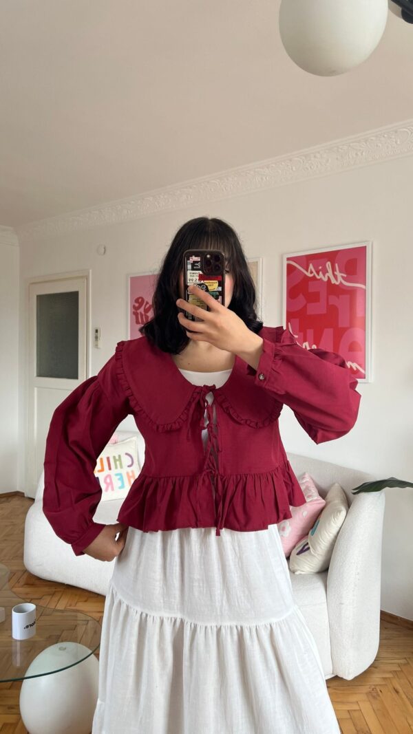 Viral Butterfly Burgundy Shirt
