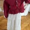 Viral Butterfly Burgundy Shirt