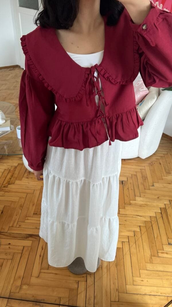 Viral Butterfly Burgundy Shirt