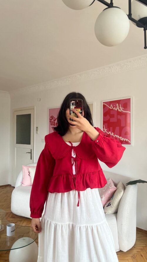 Viral Butterfly Red Shirt