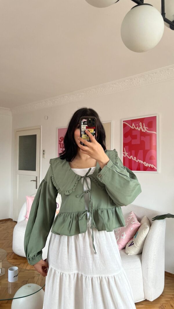 Viral Butterfly Khaki Shirt