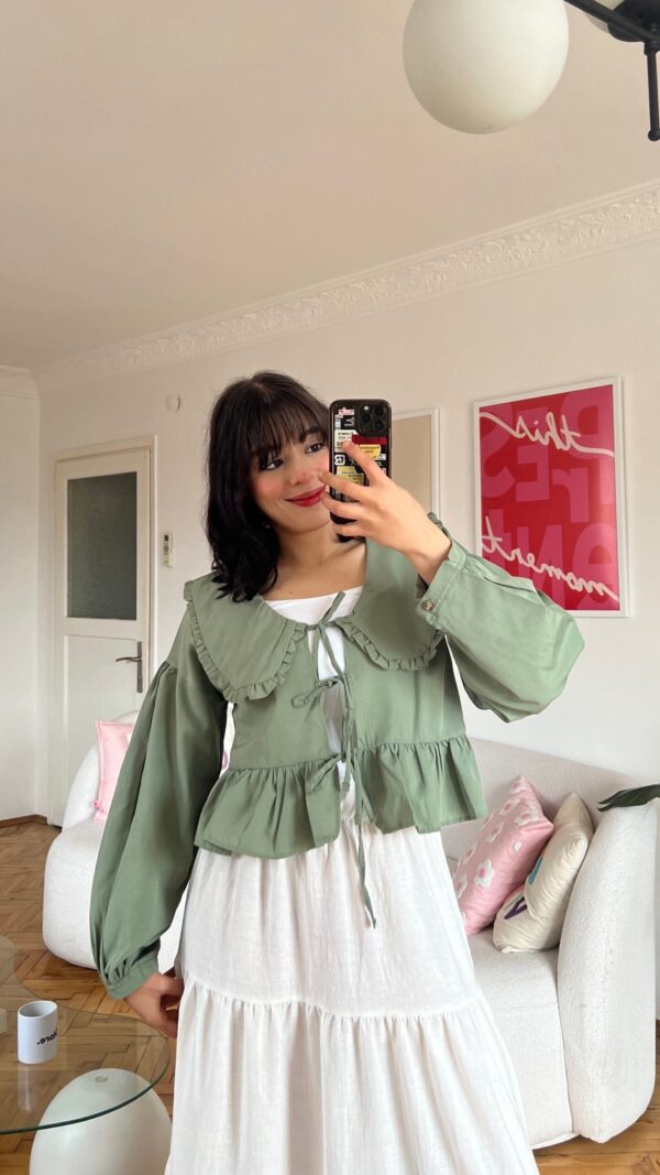 Viral Butterfly Khaki Shirt