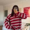 Lindy Red Striped Sweater